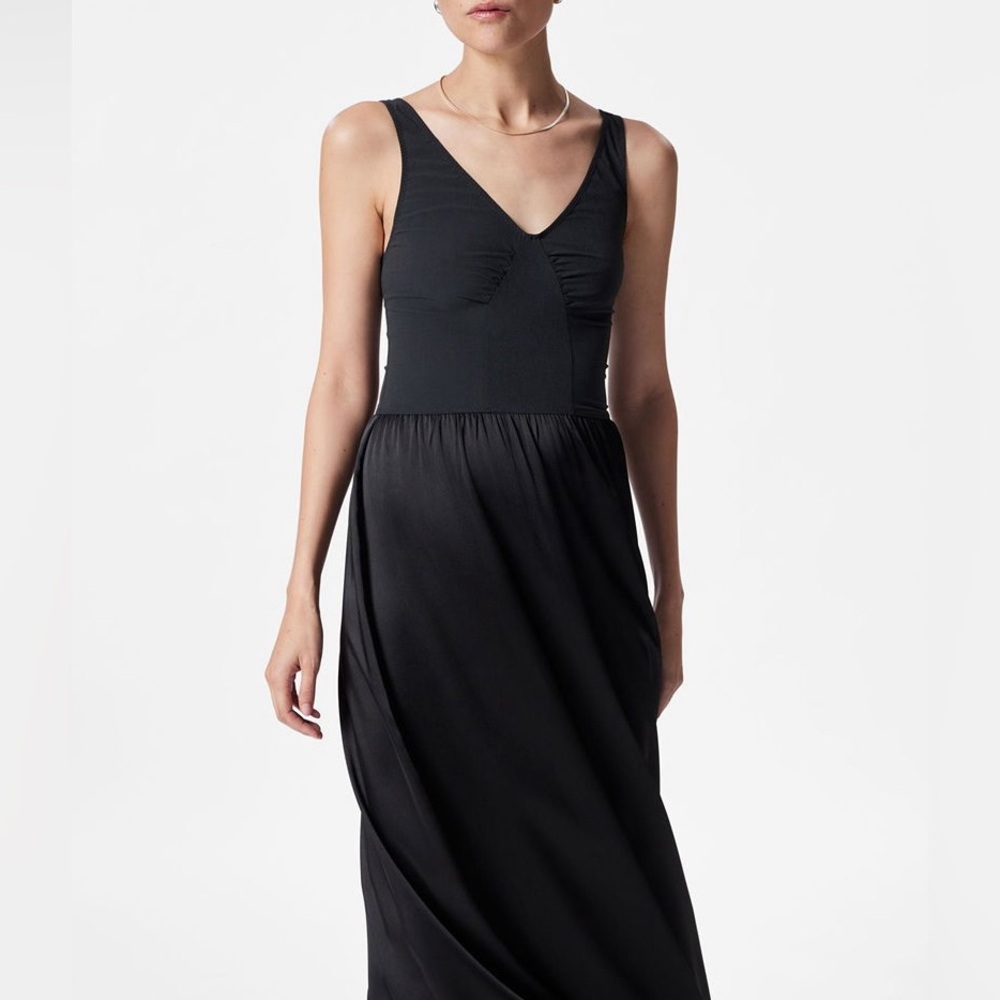 & Other Stories Sleeveless Two-Tone Midi Dress, NEW